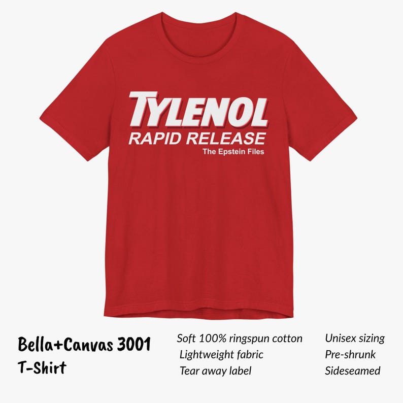 Tylenol Rapid Release the Epstein Files Sweatshirt, Anti Trump Shirt ...