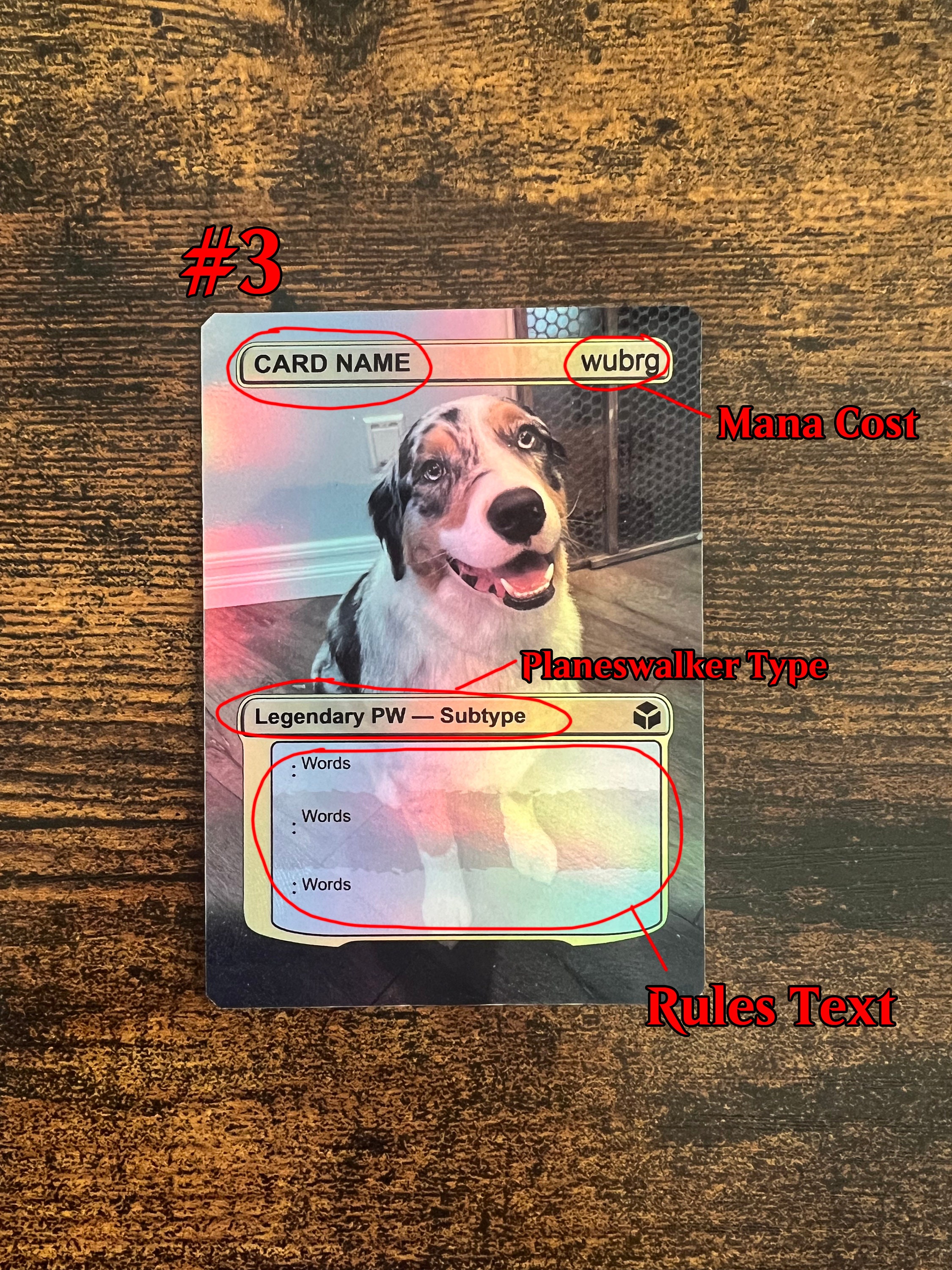 Custom Magic the Gathering Personalized Card Etsy