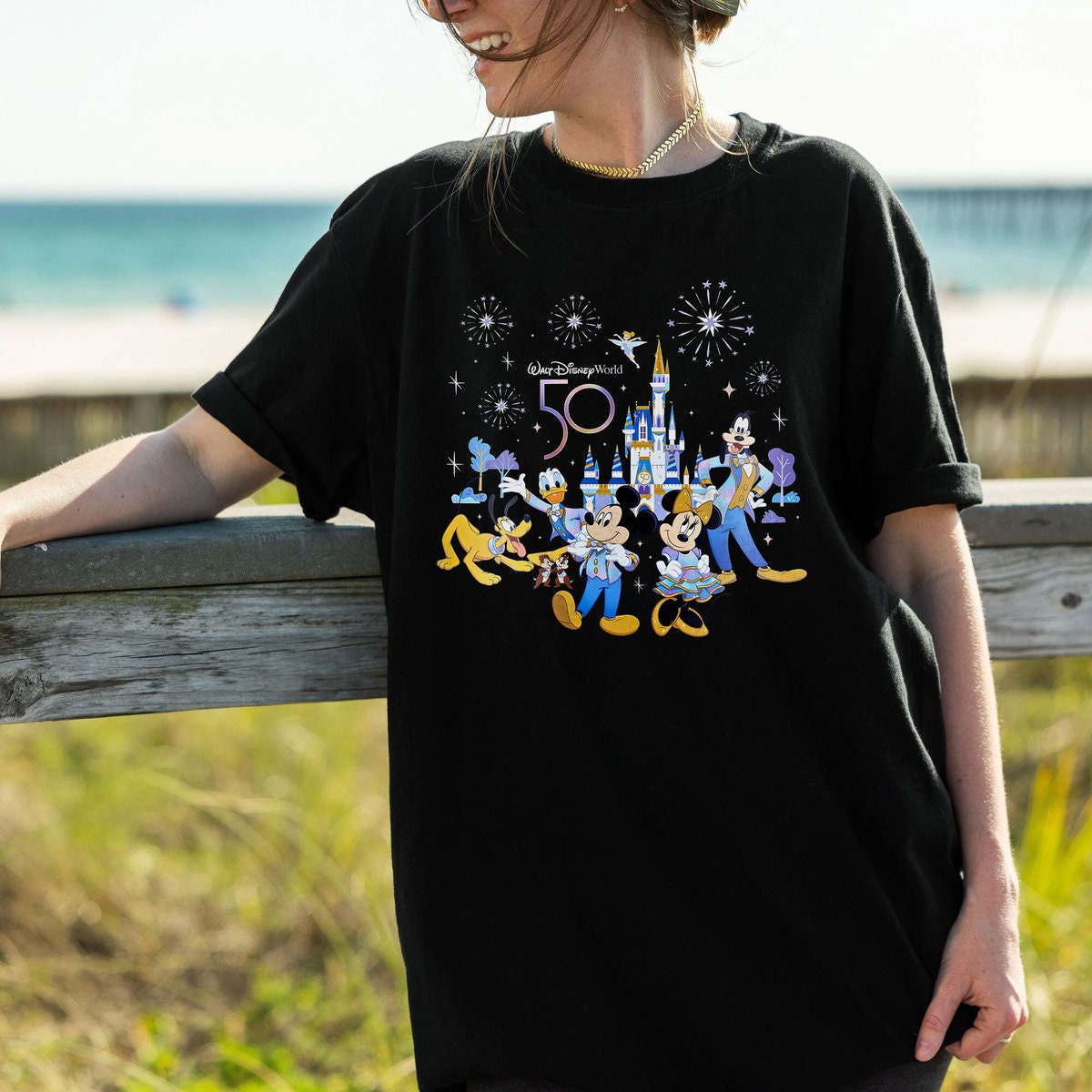 Discover Disney 50th Anniversary Shirt, Disneyland Shirt, Disney Magic Kingdom, Disney Vacation Shirt