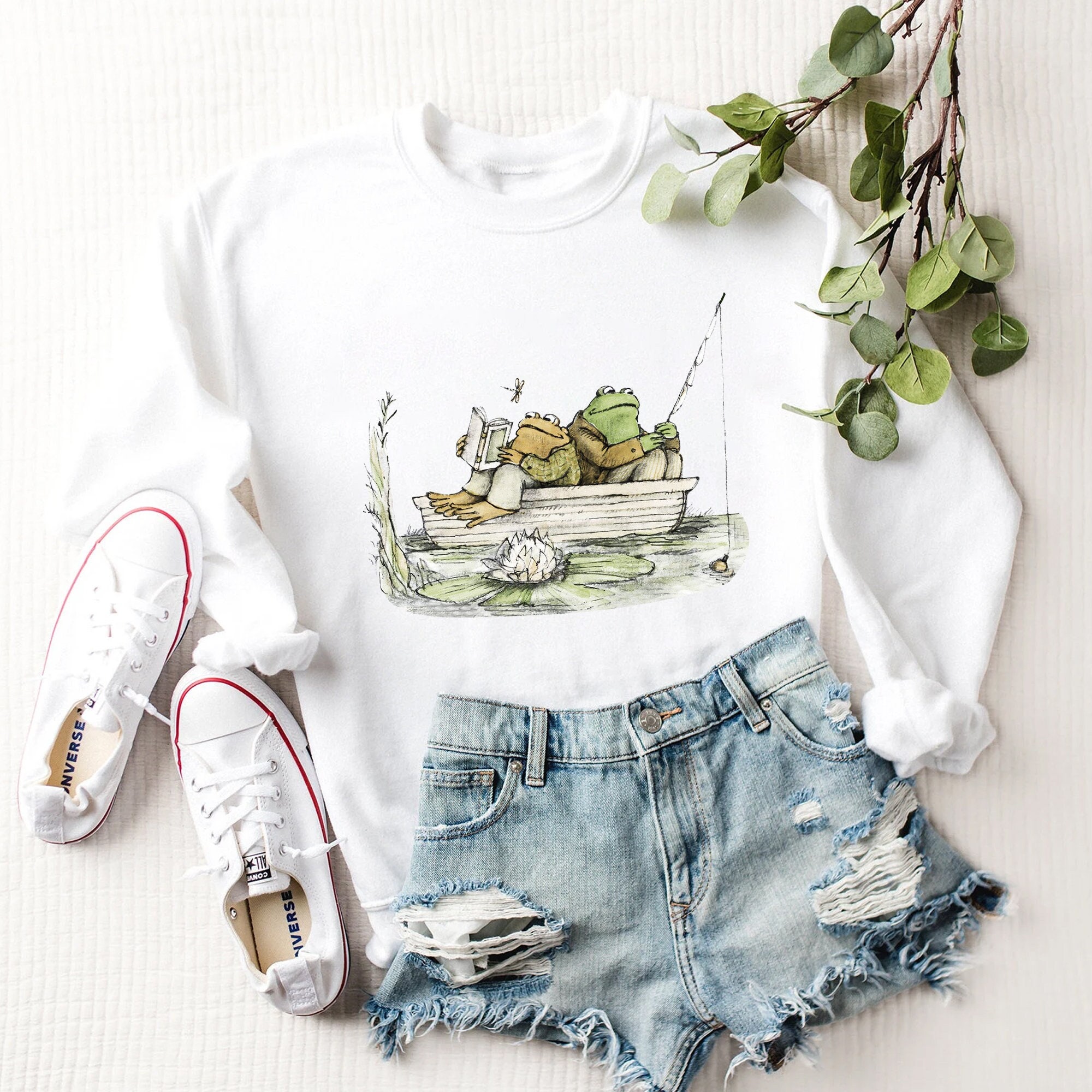 Discover Frog And Toad Sweatshirt, Vintage Classic Book Sweatshirt