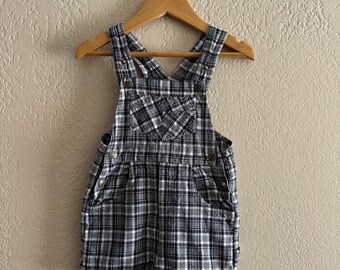 Salopette vintage Cherokee Plaid anni '90, 18 mesi