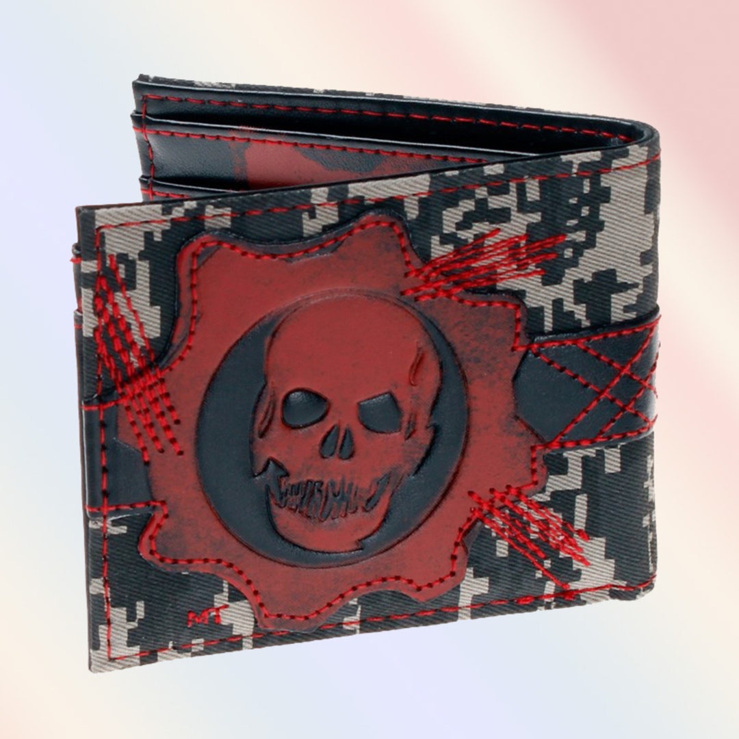 Gears of War Wallet Boys Wallets Game Gaming Wallet Id Card Etsy