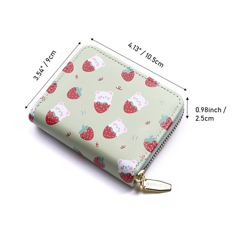 Kawaii Strawberry Wallet Ita Wallet Kawaii Strawberry Cute Etsy