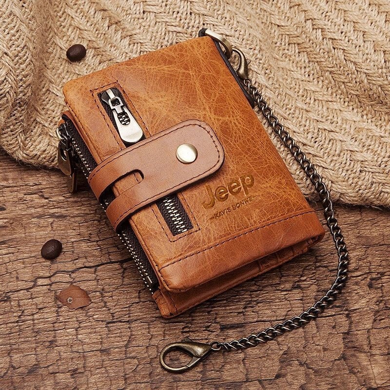 Jeep Genuine Leather Men's Wallet - Real Man Leather