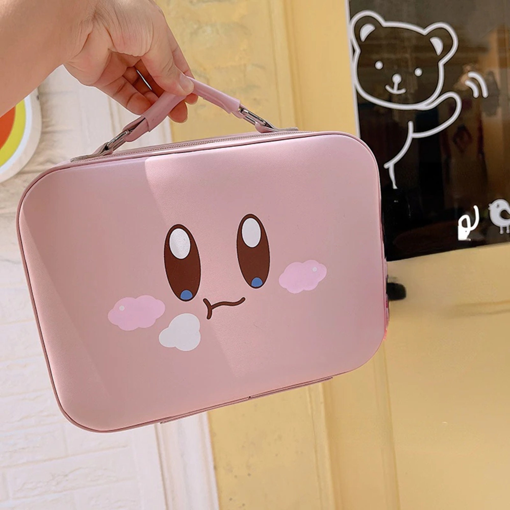 Kirby Makeup Bag Cute Kirby Makeup Bag Toiletry Bag Women -  Finland