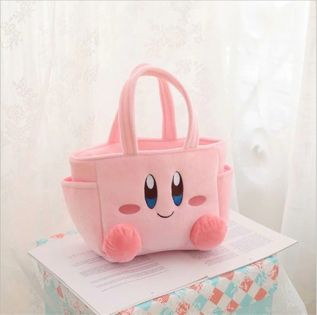 Kirby Kawaii Lunch Box Kirby Plush Bag Cute Lunch Bag for Etsy
