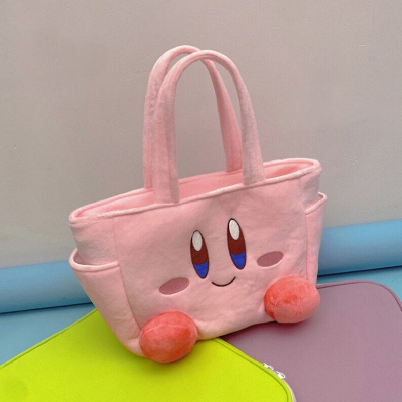 Kirby Kawaii Lunch Box Kirby Plush Bag Cute Lunch Bag for Etsy