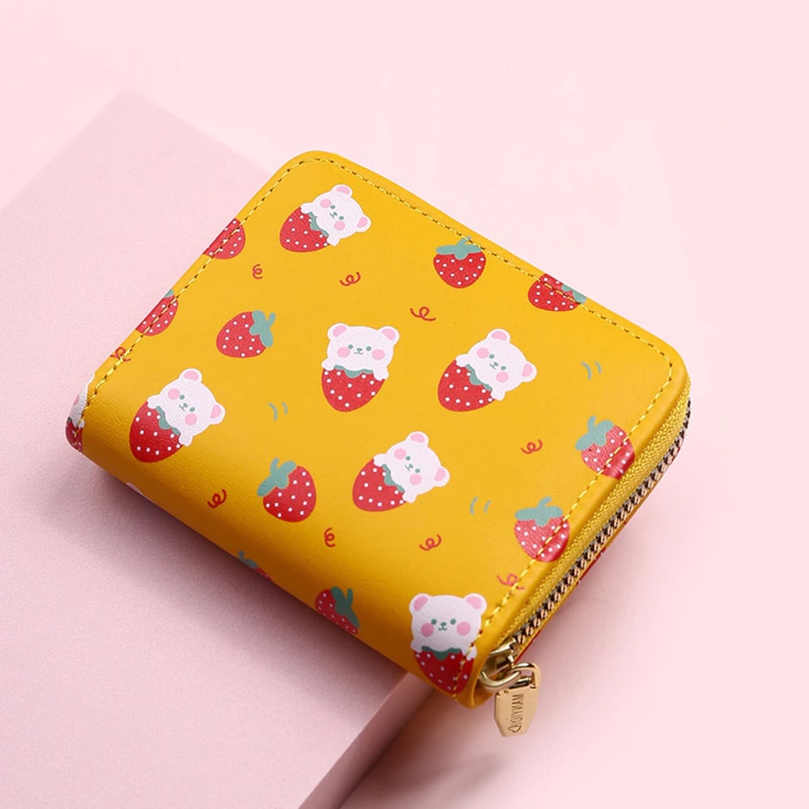 Kawaii Strawberry Wallet Ita Wallet Kawaii Strawberry Cute Etsy