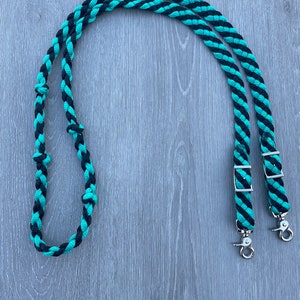 Braided Barrel Reins