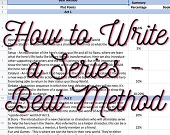 How to Write a Series - Beat Method