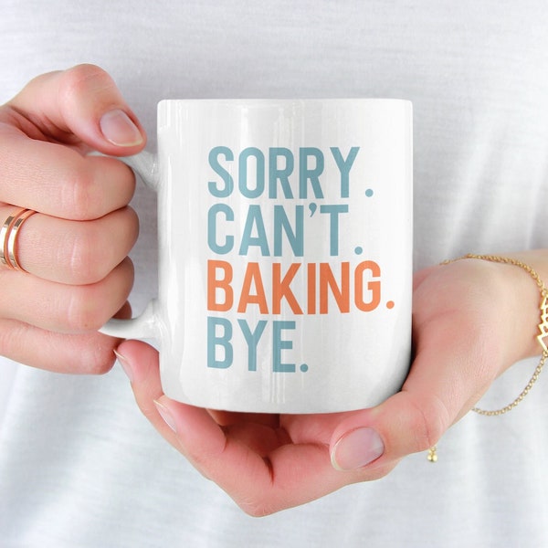 Bakers Mug, I Bake Mug, Cute Gift for Baker, Loves Baked Goods, Baking Hobby, Kitchen Craft, Baking Theme, Baking Coffee Mug, Mom Gift