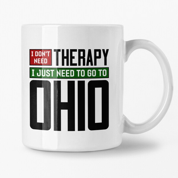 Ohio Gift, Ohio Coffee Mug, Buckeye Mug, Ohio Coffee Gift, Gift for Someone From Ohio, Cute Coffee Gift, Funny Coffee Mug, Ohian