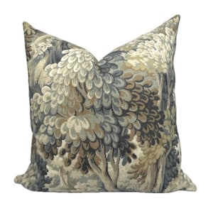 Forest Tapestry Pillow Cover – Lush Woodland Trees - Laurel