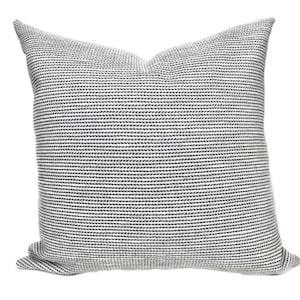 Blue and White Stripe Pillow Cover - Tessa Pillow Cover