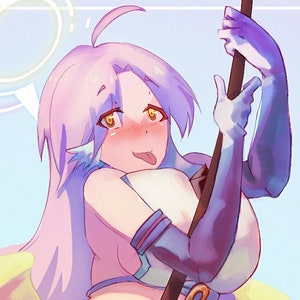 No Game No Life Jibril Digital Painting