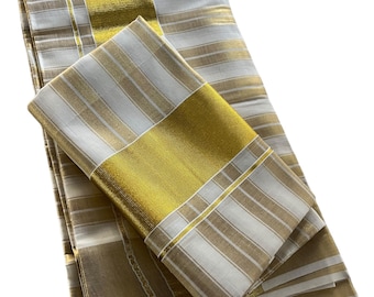 Kerala set Mundu gold  stripe Tissue Vishu | Onam dress Mundum Neriyathum| Petelz|petals | indian traditional kerala saree