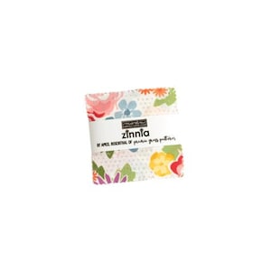 Zinnia Mini Charm 2.5X2.5 42 Cuts April Rosenthal Moda
