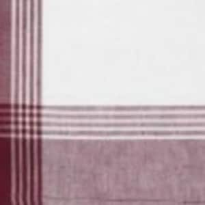 Dunroven House Flat Weave & Terry Kitchen Towel 20x28 Horizontal Grey Stripes W/Fringe Border