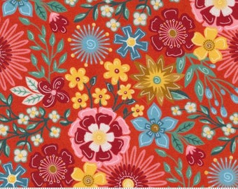 Frankie BasicGrey Uninhibited Melon 30670 17 Moda Bolt Fabric