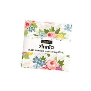 Zinnia Charm Pack 5X5 42 Cuts April Rosenthal Moda