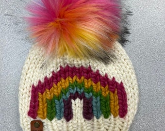 Kid’s Rainbow Beanie