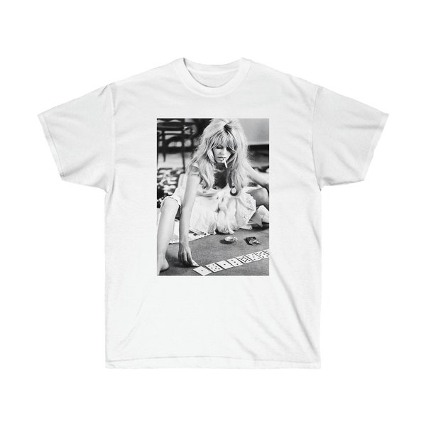 Brigitte Bardot playing cards Icon Tee