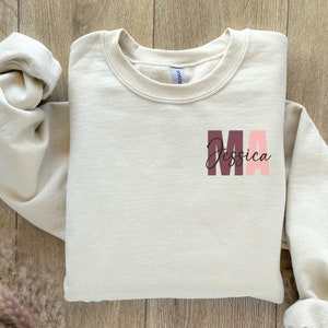 Personalized Medical Assistant Sweatshirt, Custom MA Sweatshirt, Gift for Medical Assistant, Healthcare Worker Sweater, MA Graduate Shirt