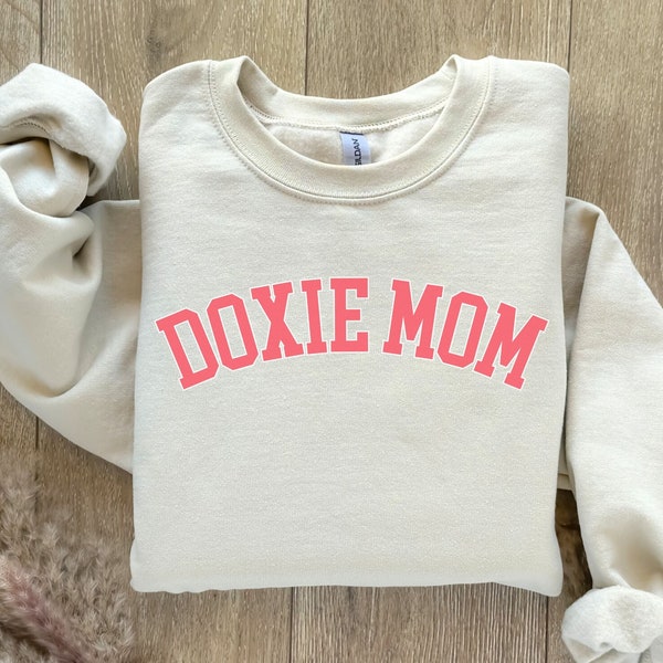 Doxie Mom Sweatshirt, Dachshund Sweatshirt, Dachshund Gifts, Wiener Dog Sweater, Doxie Crewneck, Dachshund Pullover, Gift for Doxie Owner