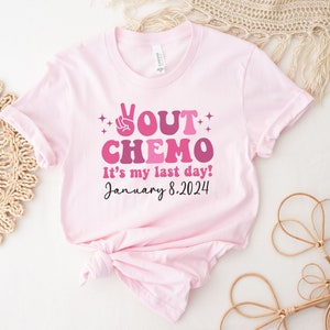 Last Day of Chemo Shirt, Peace Out Chemo T-Shirt, End of Chemo Gift, No More Chemo Tee, Breast Cancer Funny, Last Chemotherapy, Chemo Free