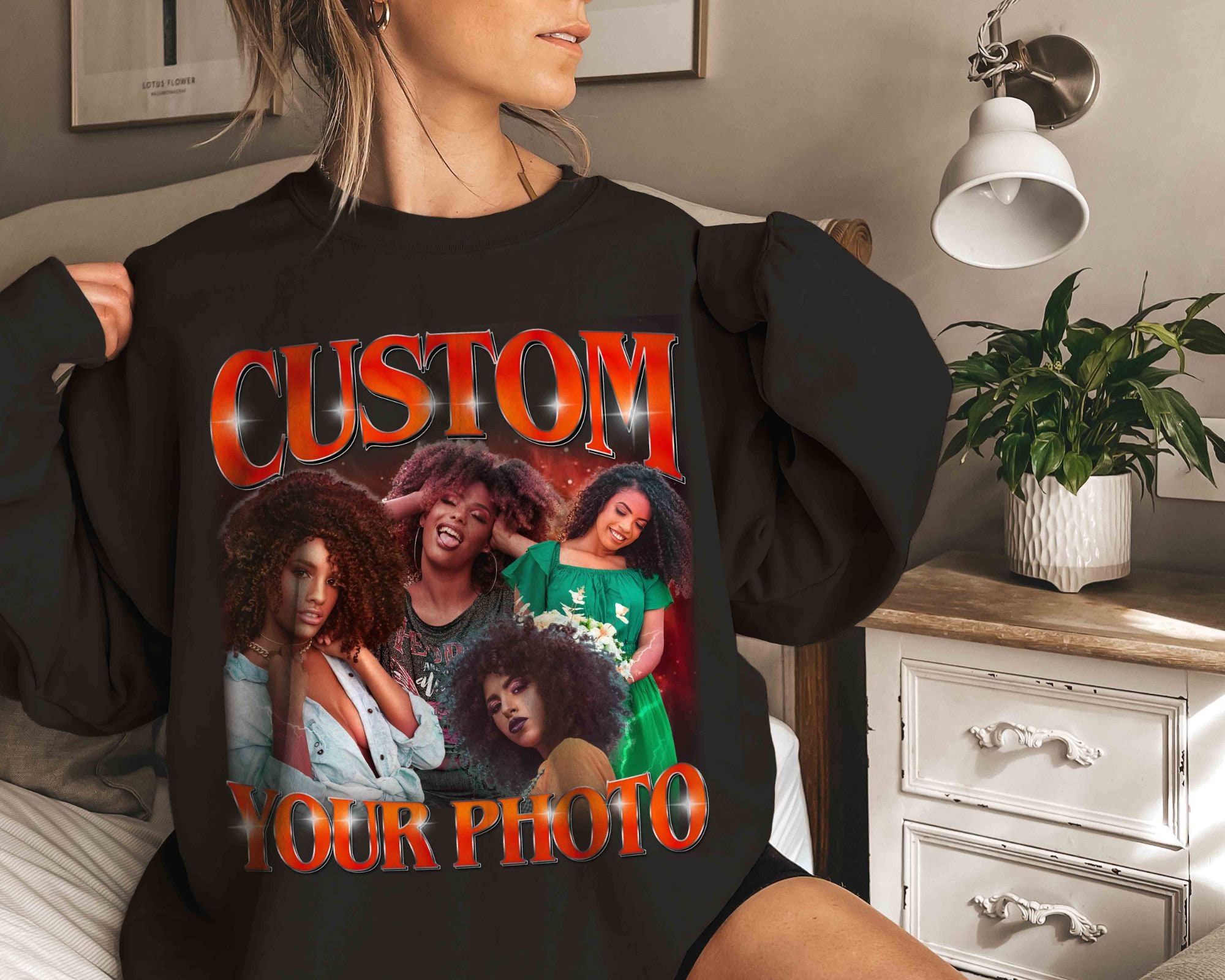 Custom Graphic Tee Custom Photo Shirt Custom Girlfriend Shirt Bojjico  Personalized Shirt Insert Your Design - AliExpress