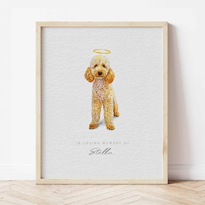 Mini Custom Watercolor Pet Portrait, Dog Portrait from Photos, Pet Painting, Tiny Paintings, Miniature Painting