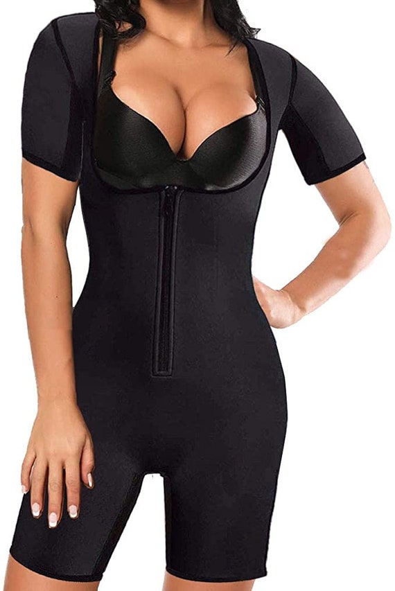 SHAPEWEAR SUPER STRONG Full Body With Sleeve and Thigh Coverage Waist  Trainer Waist Trimmer Tummy Tuck Corset Slim Stomach Neoprene Sweat -   Canada