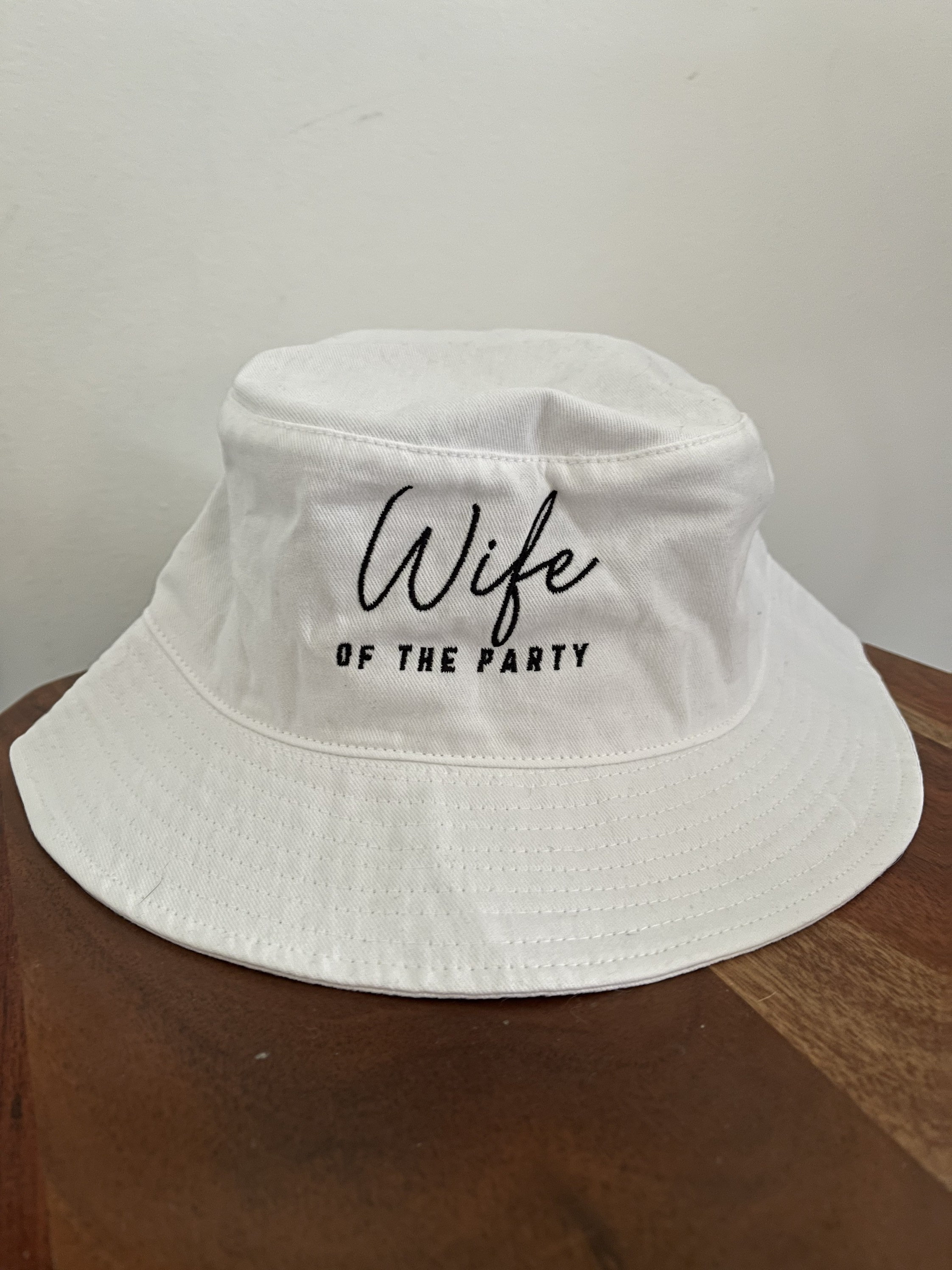 Bachelorette Embroidered Bucket Hat 