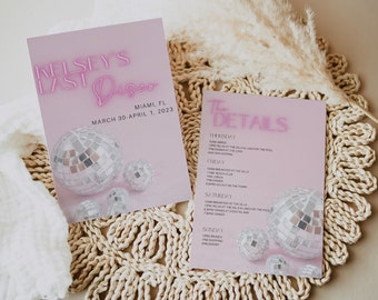 Bachelorette Itinerary - Bachelorette Party - Instant Download Bachelorette Party