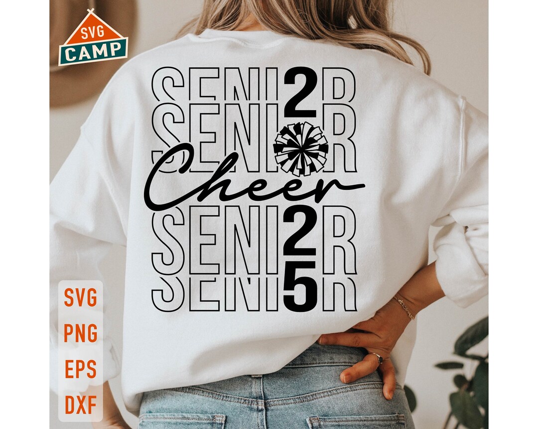 Cheer Senior 2025 Svg, Class of 2025 Svg, Senior 2025 Svg, Graduation