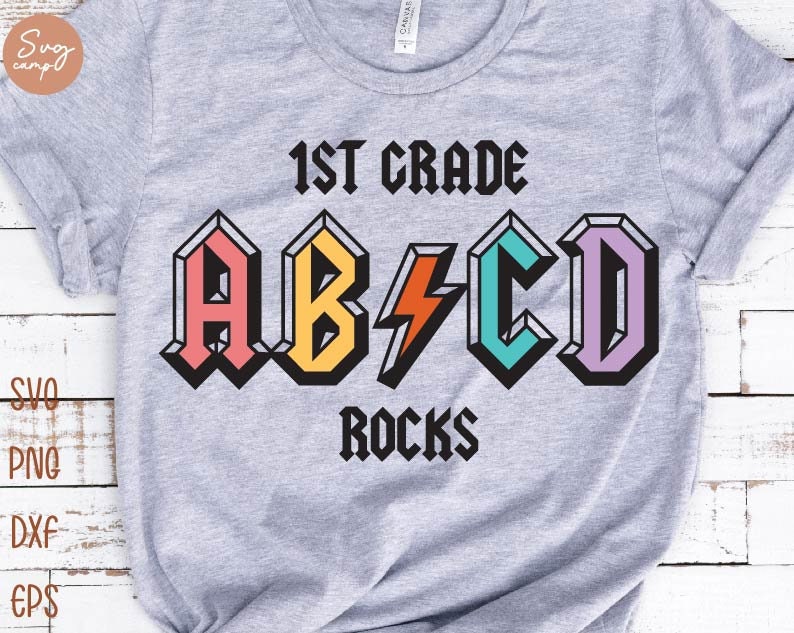 Teacher ABCD Rocks Svg Bundle Teacher Squad Svg First Day of - Etsy
