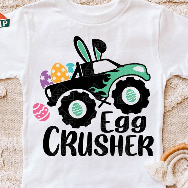 Egg Crusher Svg, Boy Easter Svg, Easter Monster Truck, Egg Hunting Svg, Egg Crusher Svg, Easter Bunny Svg, kids Easter Svg, Easter Shirt Svg