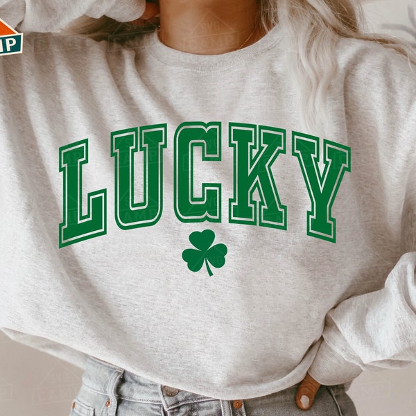 Lucky Svg, Happy go Lucky Svg, Lucky Png, Shamrock Svg, St Patricks Day Svg, Lucky Shirt, St Pattys Day Svg, St Patricks Day Shirt