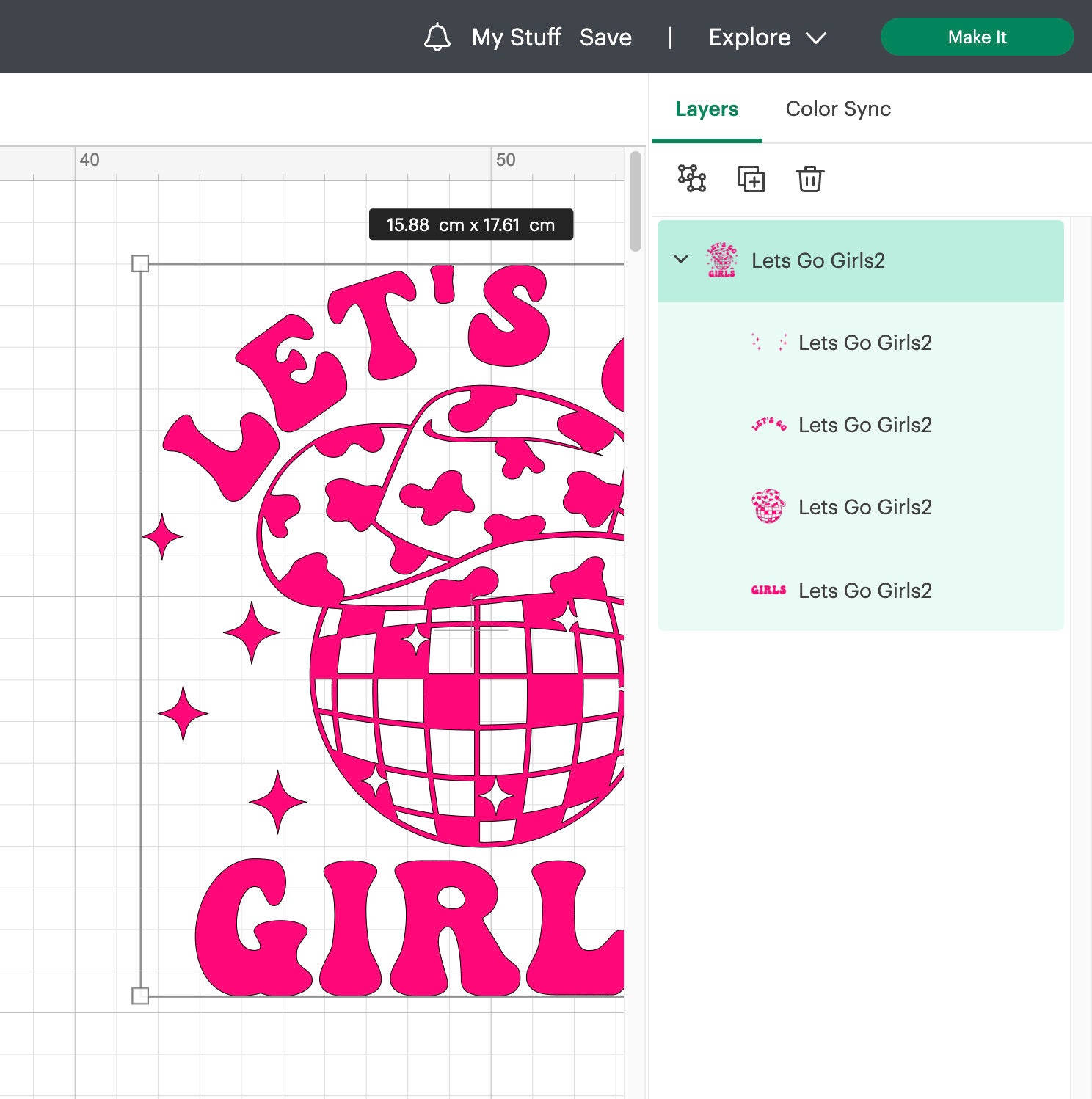 Let's Go Girls SVG Disco Ball Svg Cowboy Hat Svg Howdy - Etsy UK