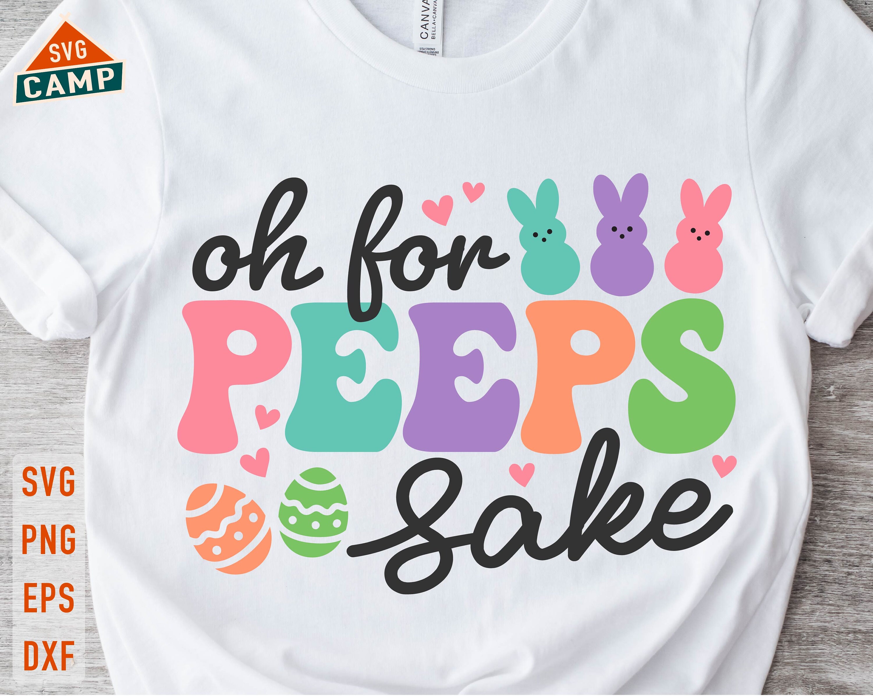 Oh for Peeps Sake Svg Happy Easter Svg Easter Bunny