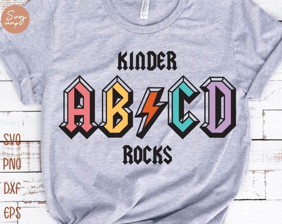 Kinder Rocks Svg Kindergarten Svg First Day of School Svg - Etsy