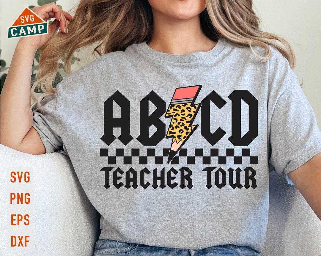 ABCD Teacher Tour Svg, Retro Teacher Tour, End of Year Svg, Last Day of ...
