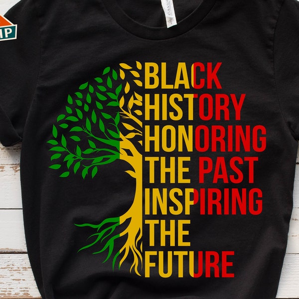 L’histoire des Noirs honorant le passé inspirant le futur enseignant SVG, Mois de l’histoire des Noirs SVG, Afro-américain SVG, Chemise du Mois de l’histoire des Noirs