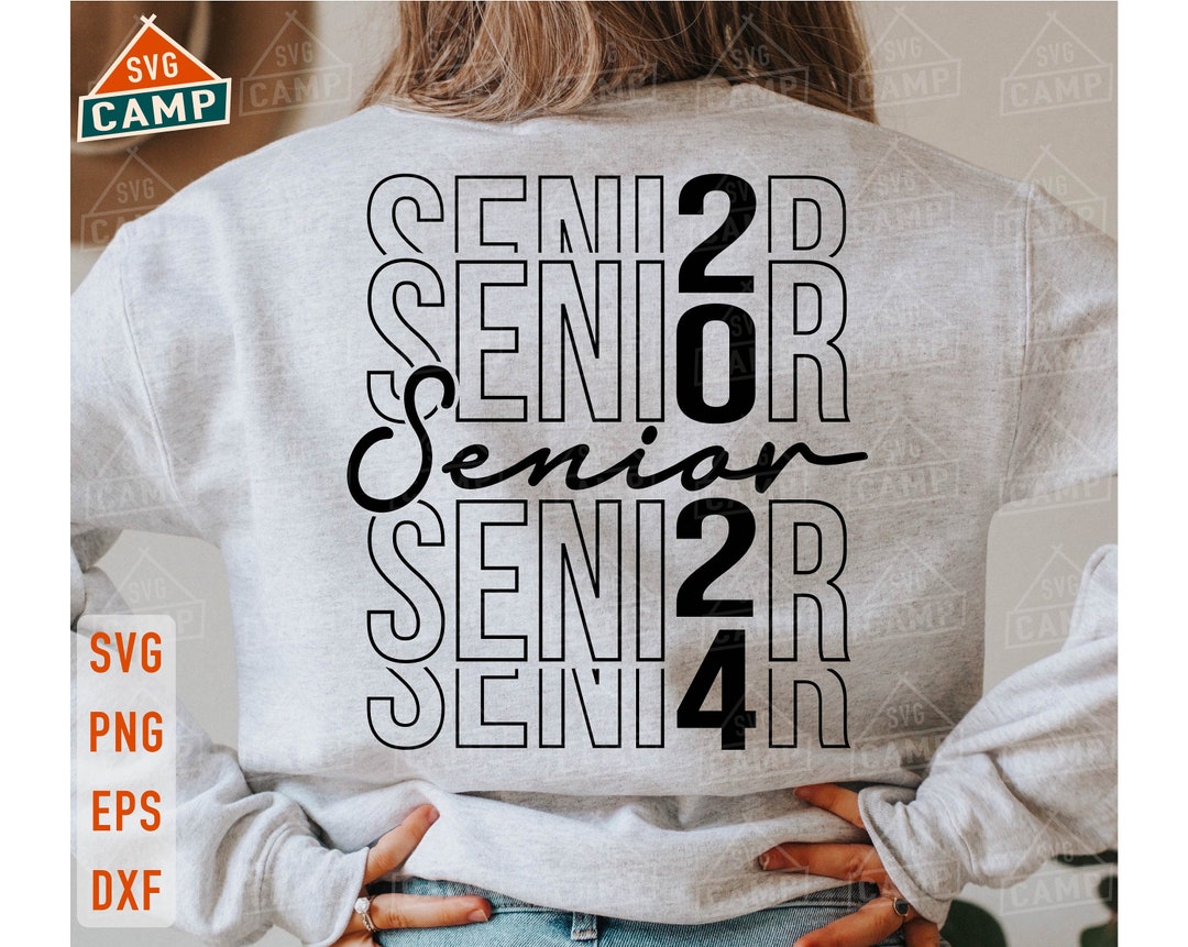 Senior 2024 Svg, Clase de 2024 Svg, Senior 2024 Svg, Graduación 2024