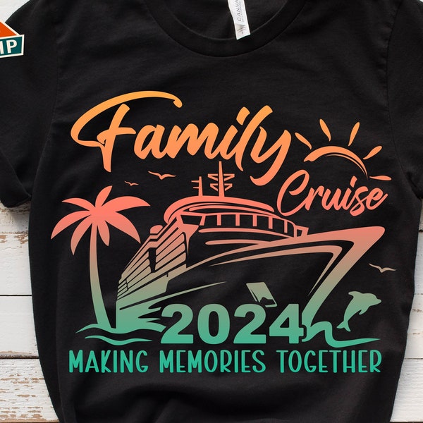 Famille croisière 2024 Svg, famille croisière Svg, vacances en famille été, croisière 2024 Svg, vacances en famille 2024, chemises de croisière en famille