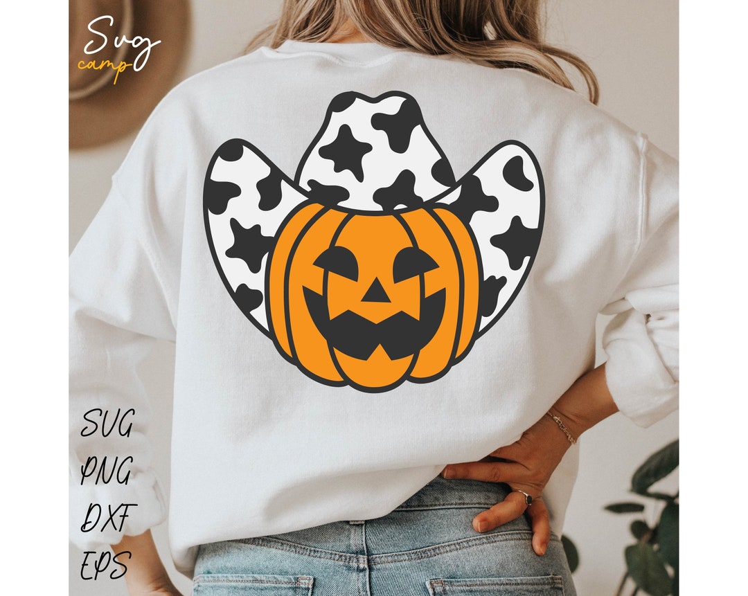 Cowboy Pumpkin Svg, Howdy Pumpkin Svg, Halloween Western Svg, Country