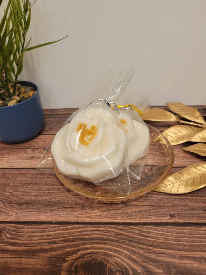 Magnolia Flower Hand Soap 3 Oz Decorative Soap Bar Hand Etsy