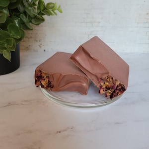 Cocoa Butter Cashmere Cold Process Body Soap Bar  (Vegan) (4.5 oz) with Cocoa Butter Handmade