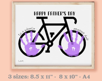 Lustige Vatertagskarte Für Biker-Papa – Fahrrad-Design Mit Umschlag, 15x15 Cm