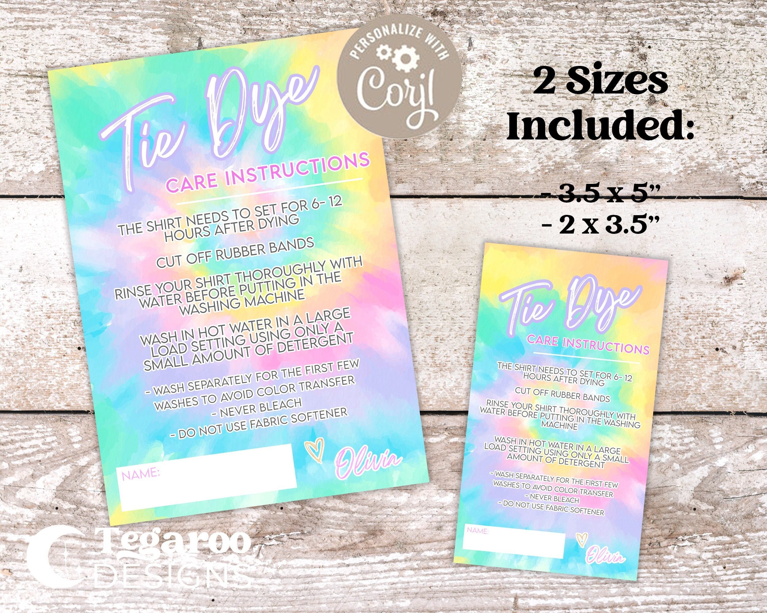 IOliveYou® Tie Dye Kit | Pastel Kids Party Theme